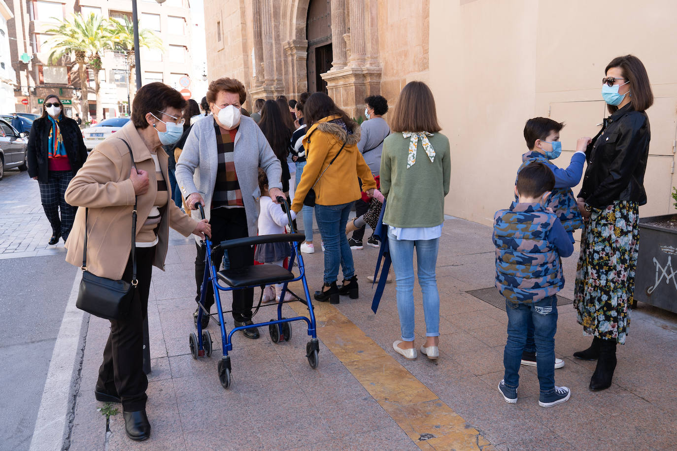 Fotos: Azules y blancos abren sus iglesias en el tradicional día del &#039;anuncio&#039; en Lorca
