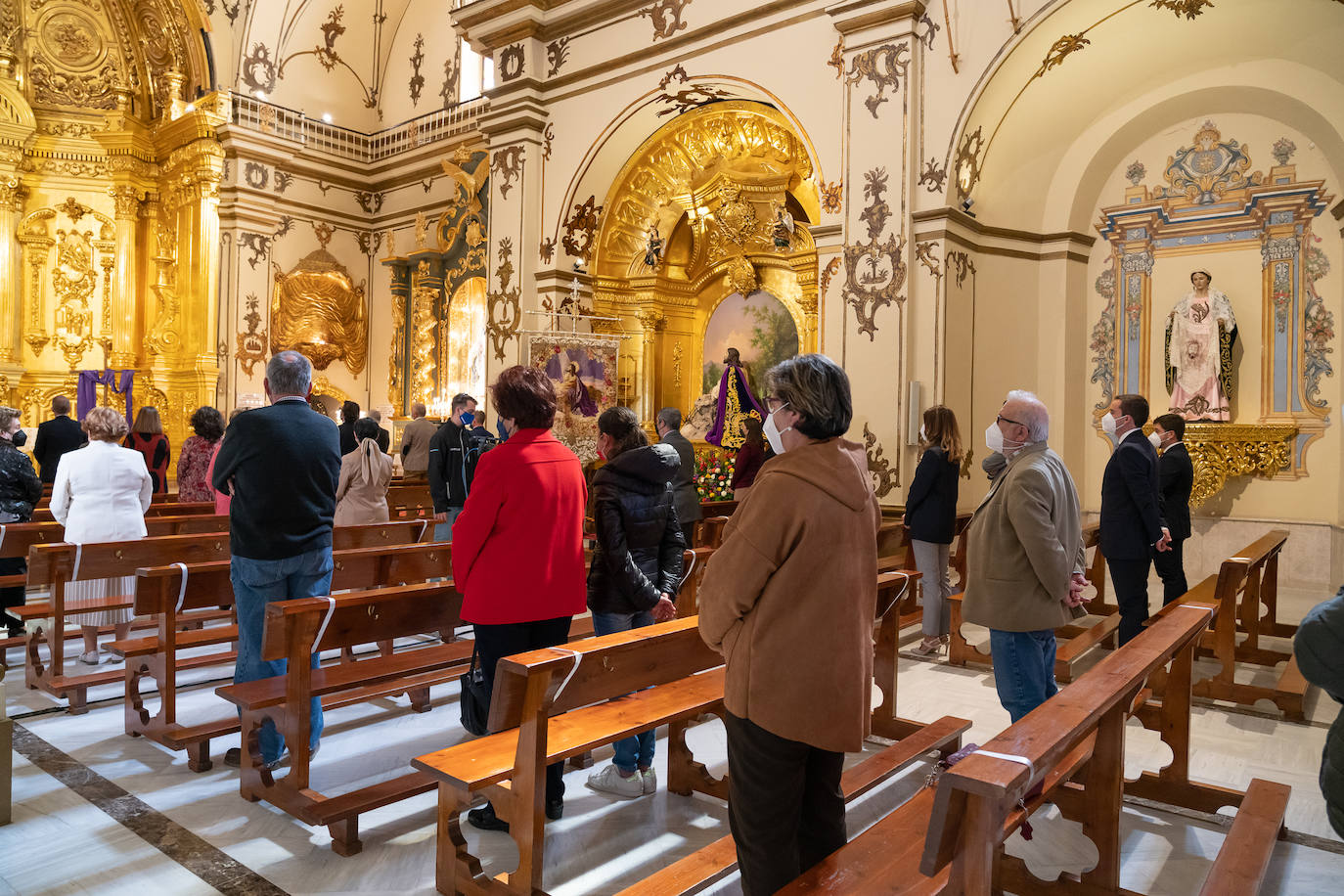 Fotos: Azules y blancos abren sus iglesias en el tradicional día del &#039;anuncio&#039; en Lorca