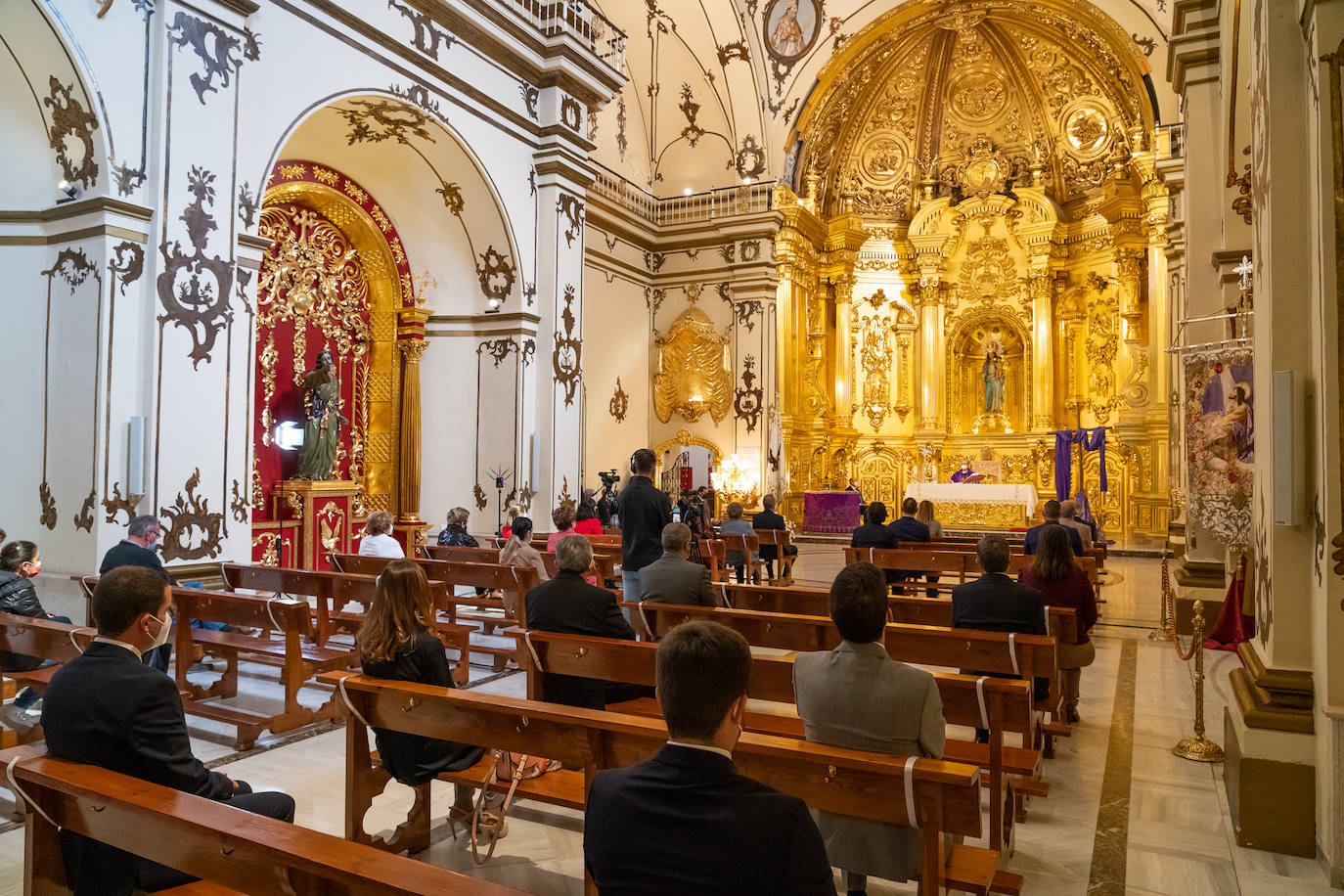 Fotos: Azules y blancos abren sus iglesias en el tradicional día del &#039;anuncio&#039; en Lorca