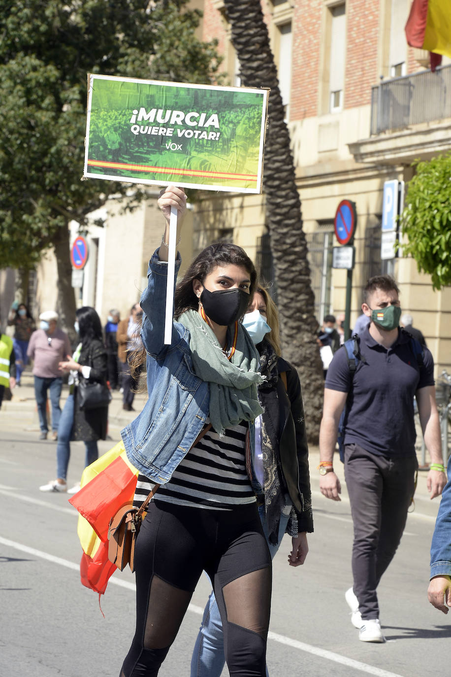 Fotos: La protesta de Vox en Murcia para exigir elecciones anticipadas, en imágenes