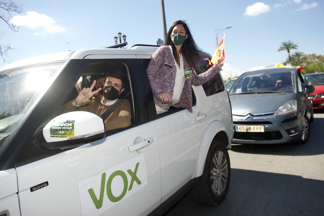 Fotos: La protesta de Vox en Murcia para exigir elecciones anticipadas, en imágenes