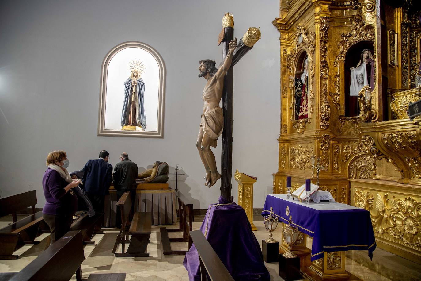 Fotos: La Capilla Marraja recibe a la Agonía