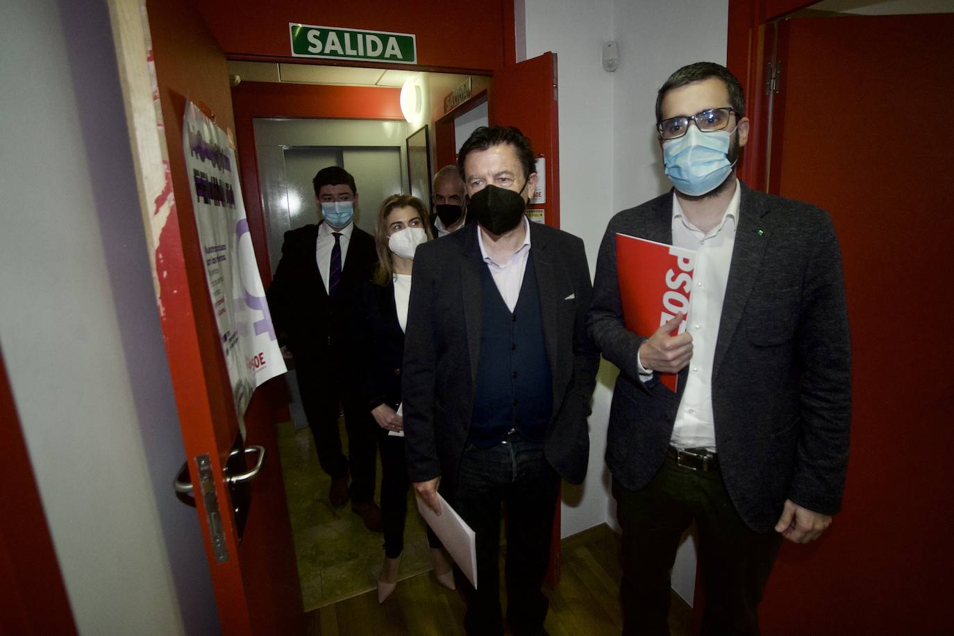 Fotos: Reunión de trabajo entre PSOE y de Ciudadanos