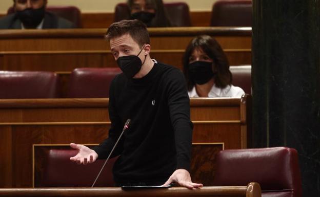 Errejón en el Congreso. 