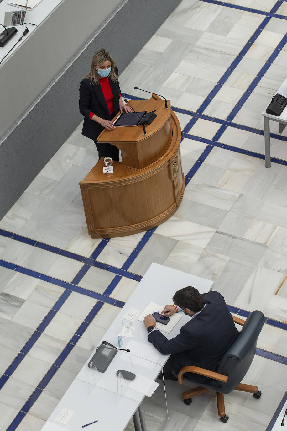 Fotos: Debate de la moción de censura en la Asamblea regional