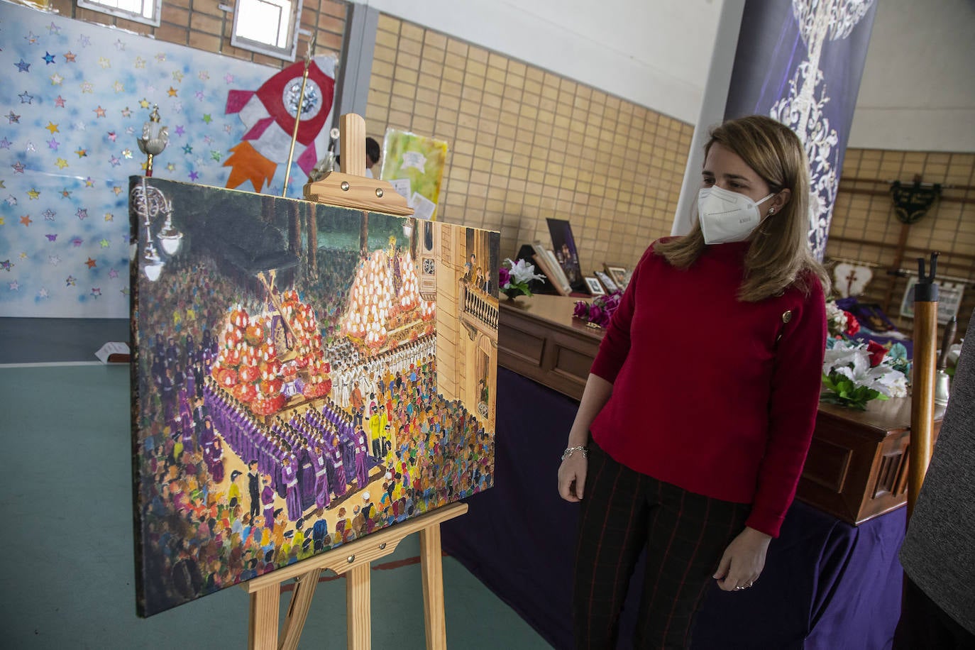 Fotos: El Colegio Hispania de Cartagena evoca la «pasión» por las procesiones