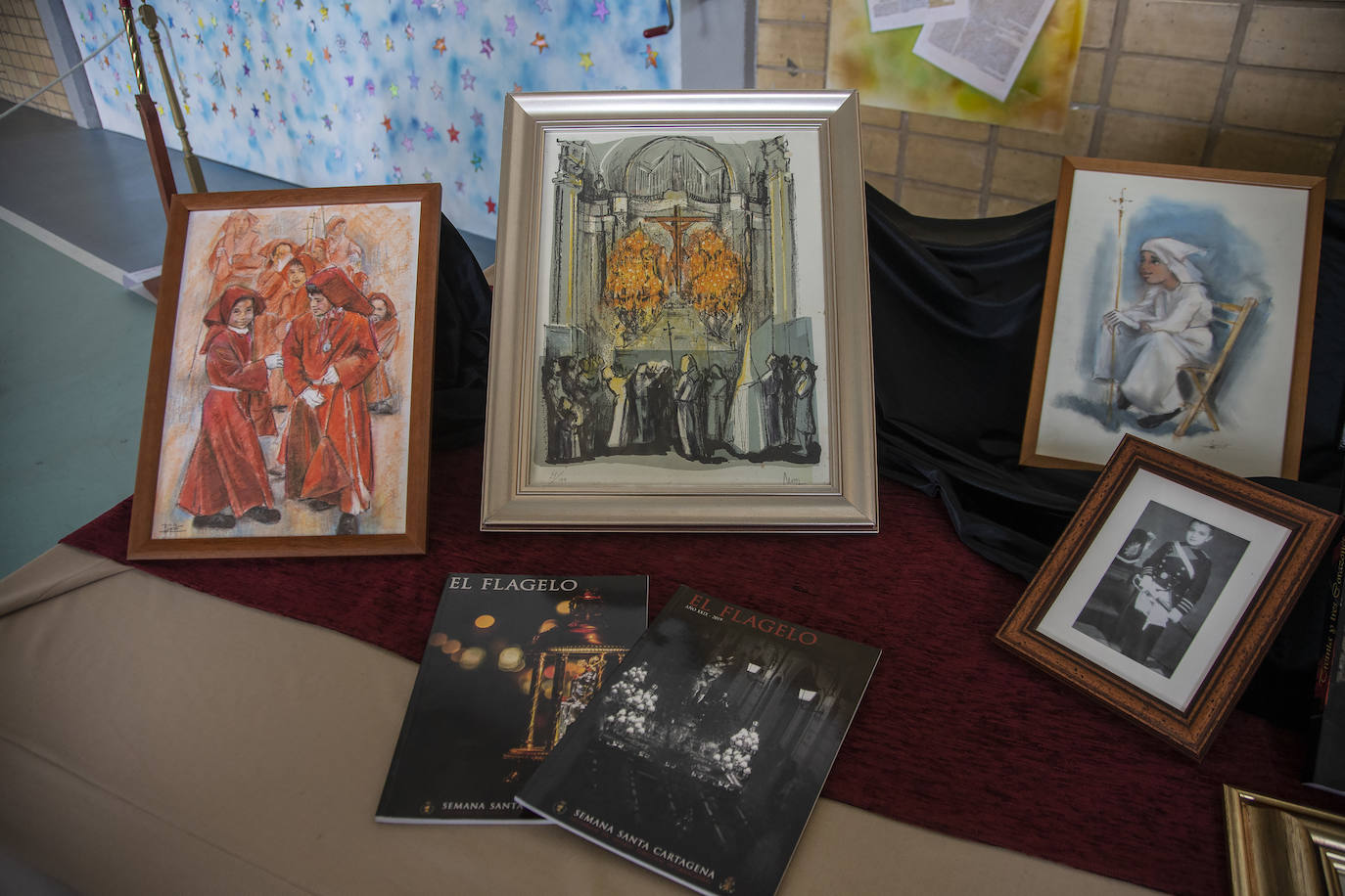 Fotos: El Colegio Hispania de Cartagena evoca la «pasión» por las procesiones