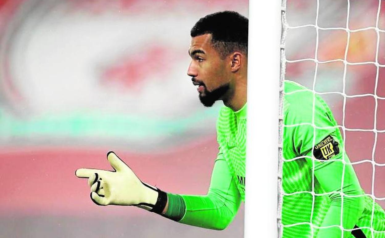 Robert Sánchez, la semana pasada ante el Southampton.