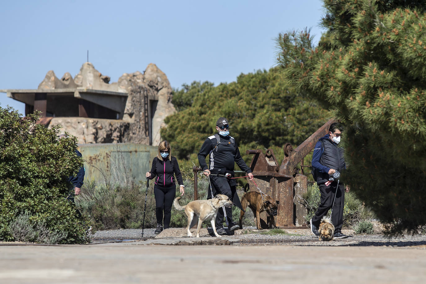 Fotos: Refuerzan la vigilancia en los montes de Cartagena ante el aumento de senderistas