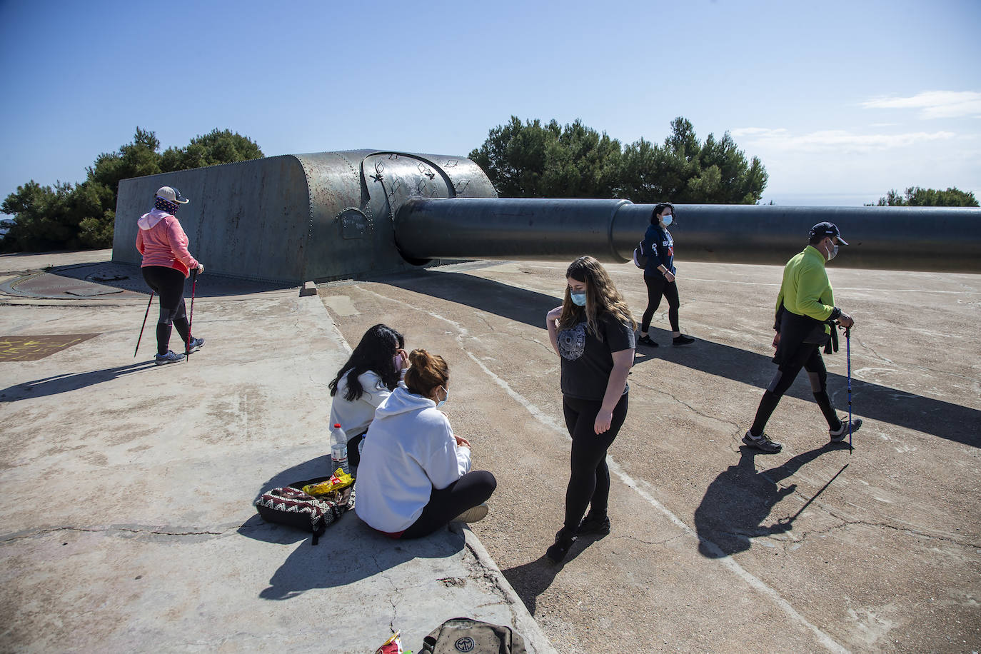 Fotos: Refuerzan la vigilancia en los montes de Cartagena ante el aumento de senderistas