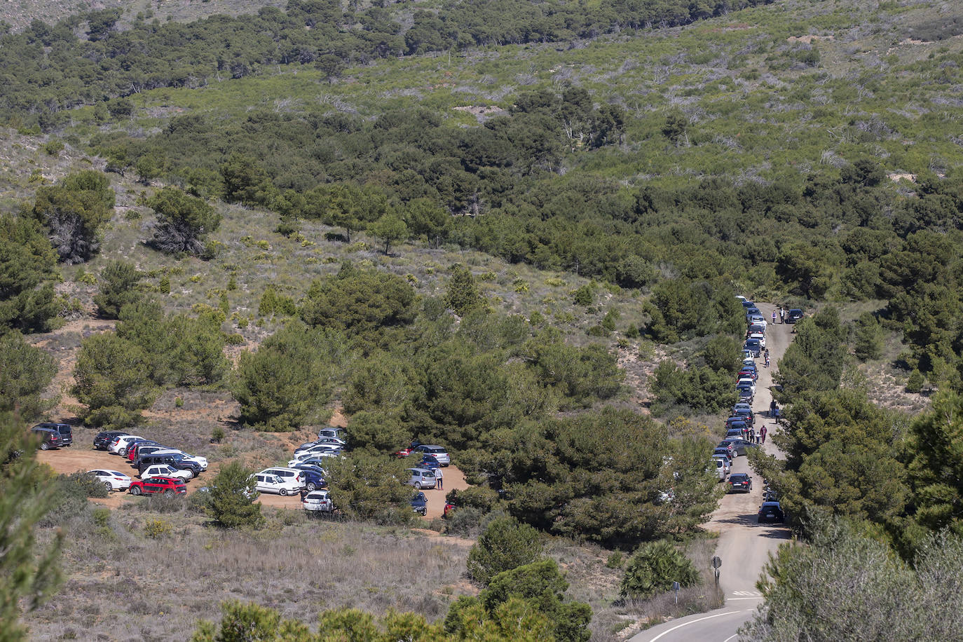 Fotos: Refuerzan la vigilancia en los montes de Cartagena ante el aumento de senderistas