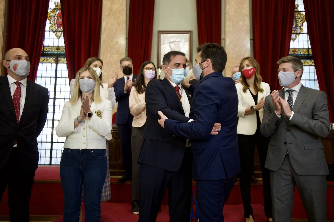 Fotos: La moción de censura en el Ayuntmaiento de Murcia proclama como nuevo alcalde a José Antonio Serrano