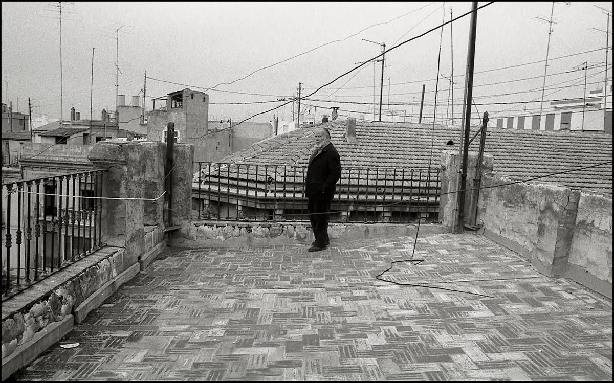 Ramón Gaya en Murcia, en 1985.