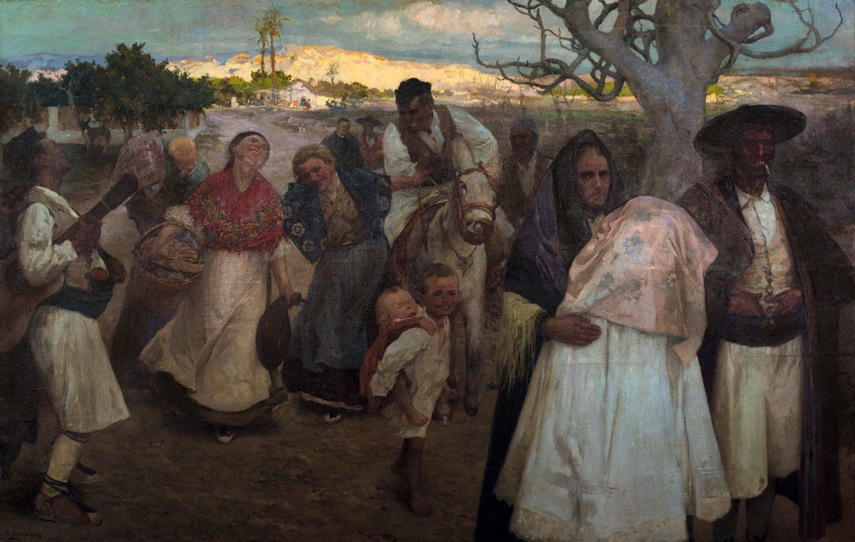 'Bautizo huertano', 1906, por Medina Vera