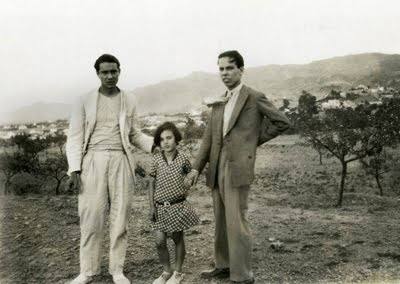 Ramón Gaya con Bonafé y Fuensanta Guerrero, en 1920.