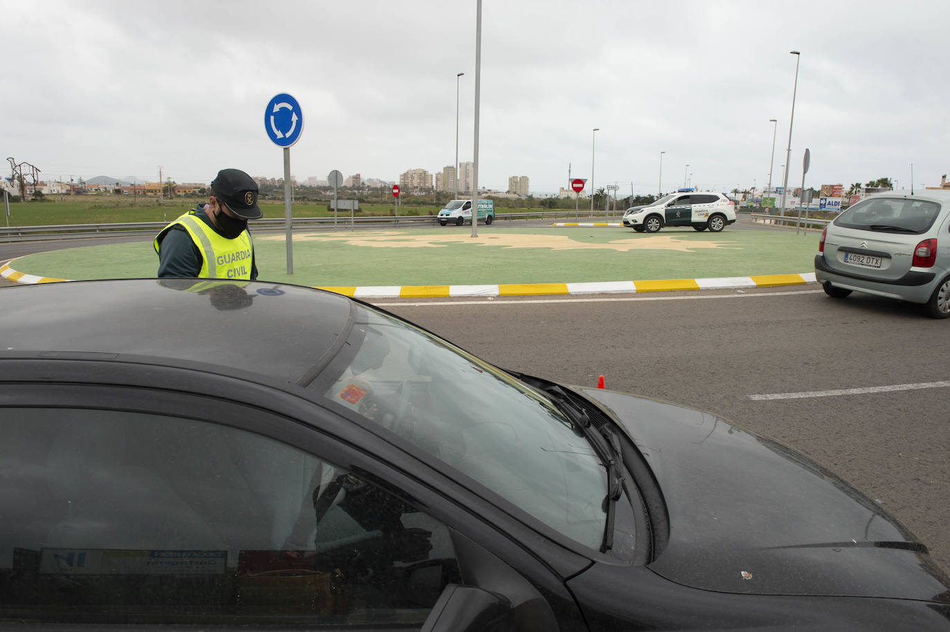 Fotos: Control de acceso a La Manga