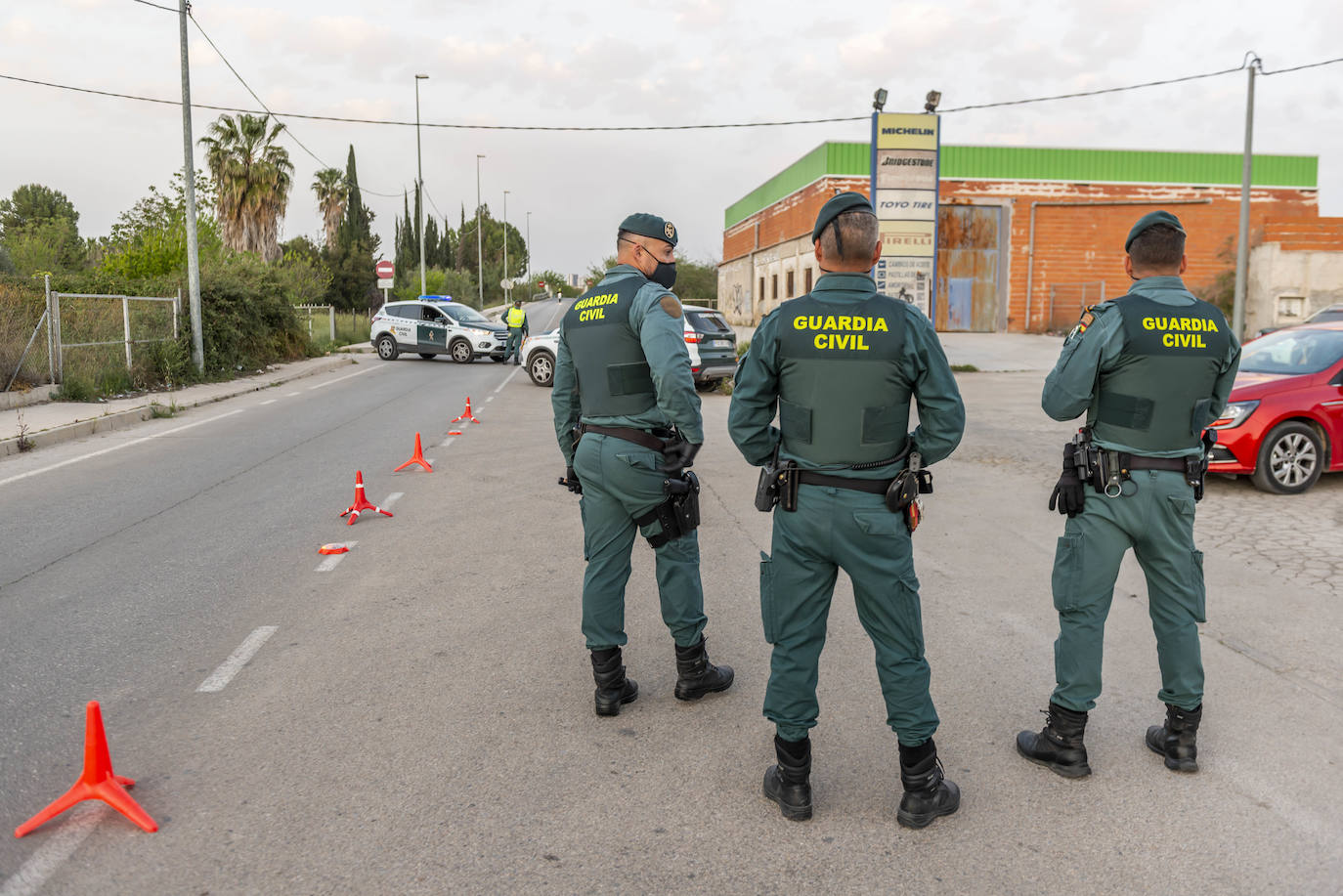 Fotos: La movilidad en la Región sigue bajo estricta vigilancia policial