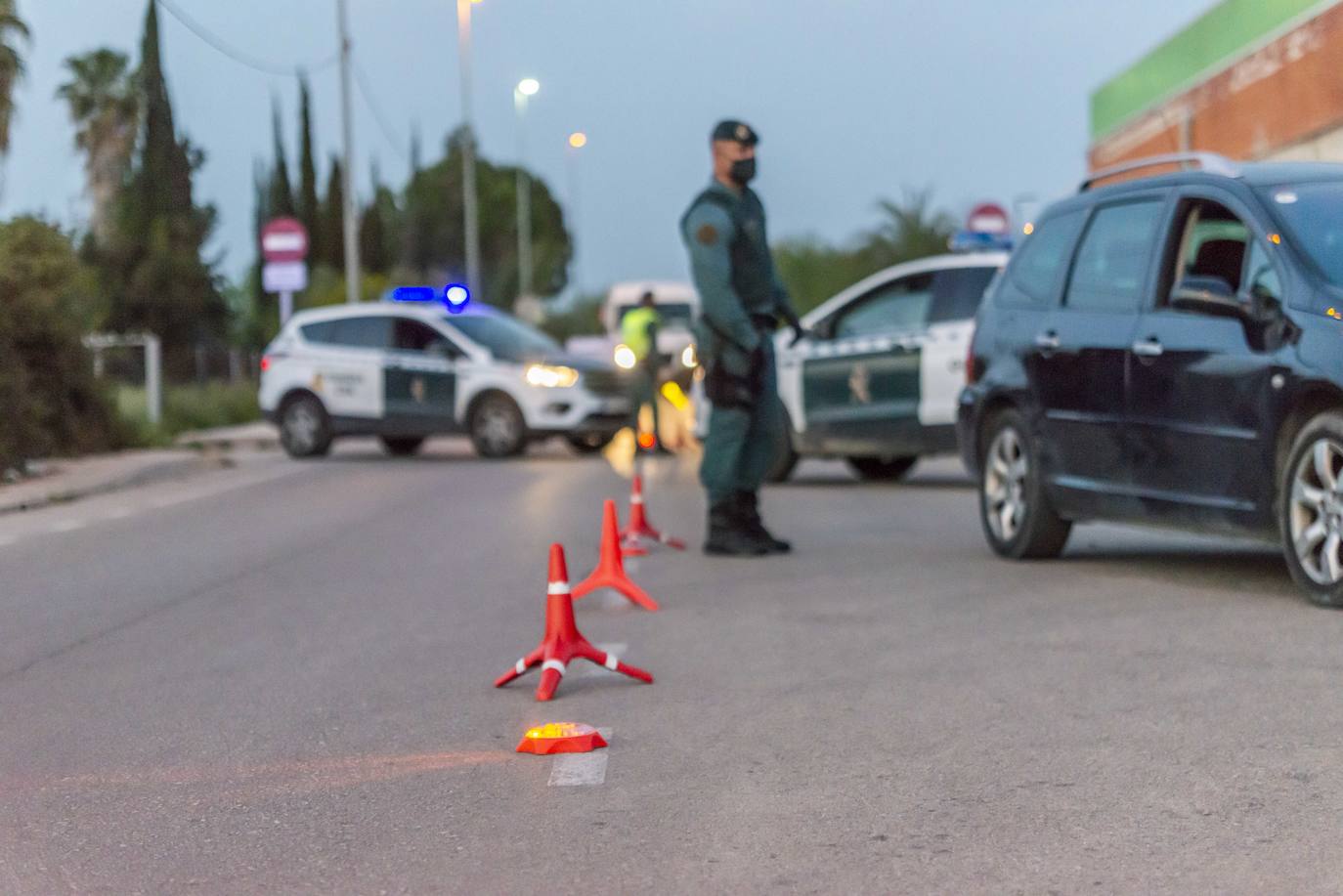 Fotos: La movilidad en la Región sigue bajo estricta vigilancia policial