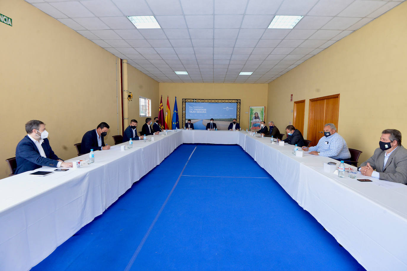 Fotos: El Gobierno regional se reúne para tratar las nuevas reglas de explotación del Trasvase Tajo-Segura