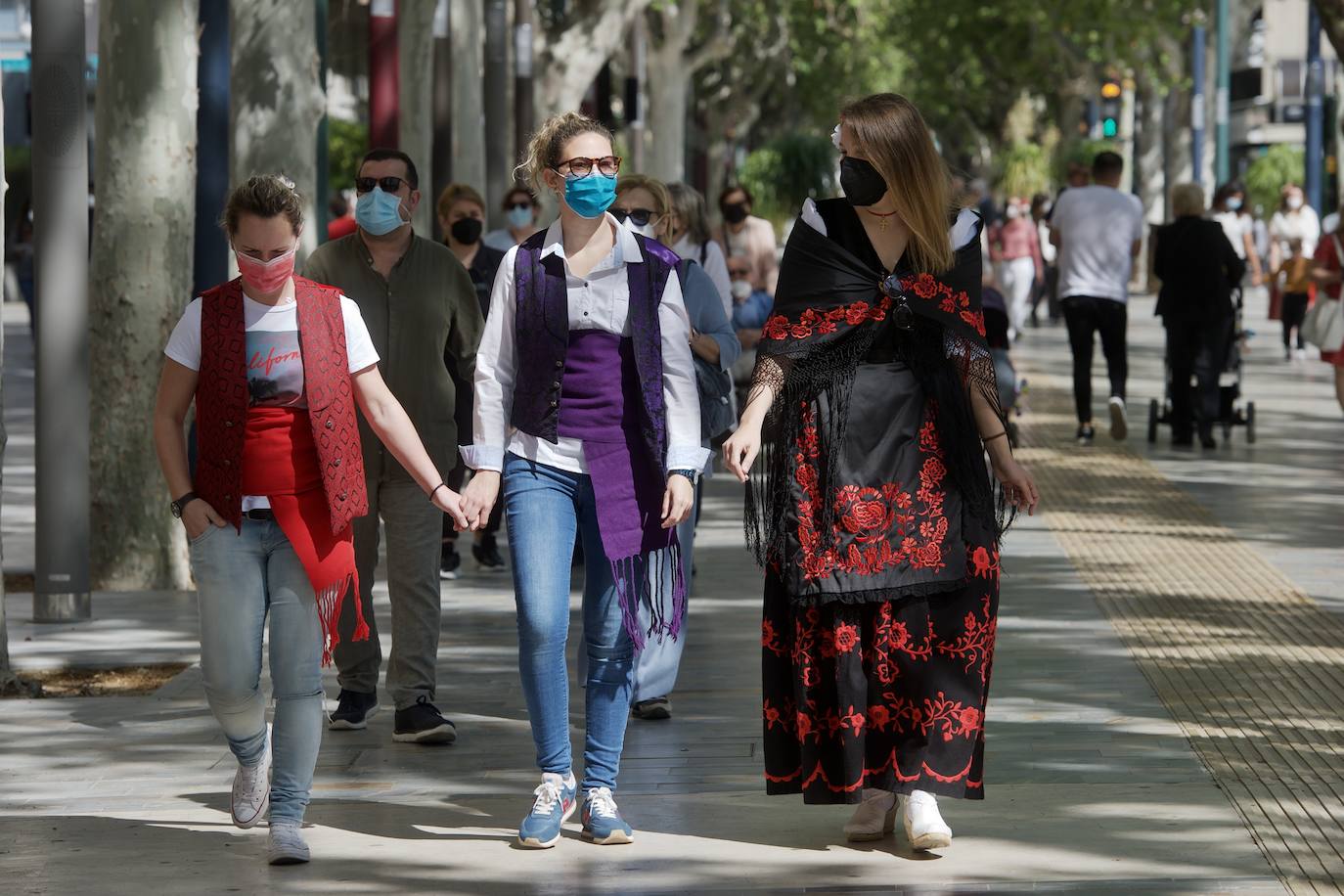 Fotos: Los murcianos no pierden las ganas del Bando de la Huerta a pesar de la crisis sanitaria del coronavirus