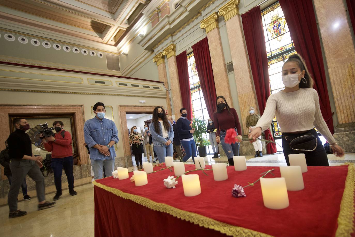 Fotos: Acto de conmemoración del Día del Pueblo Gitano en el Ayuntamiento de Murcia