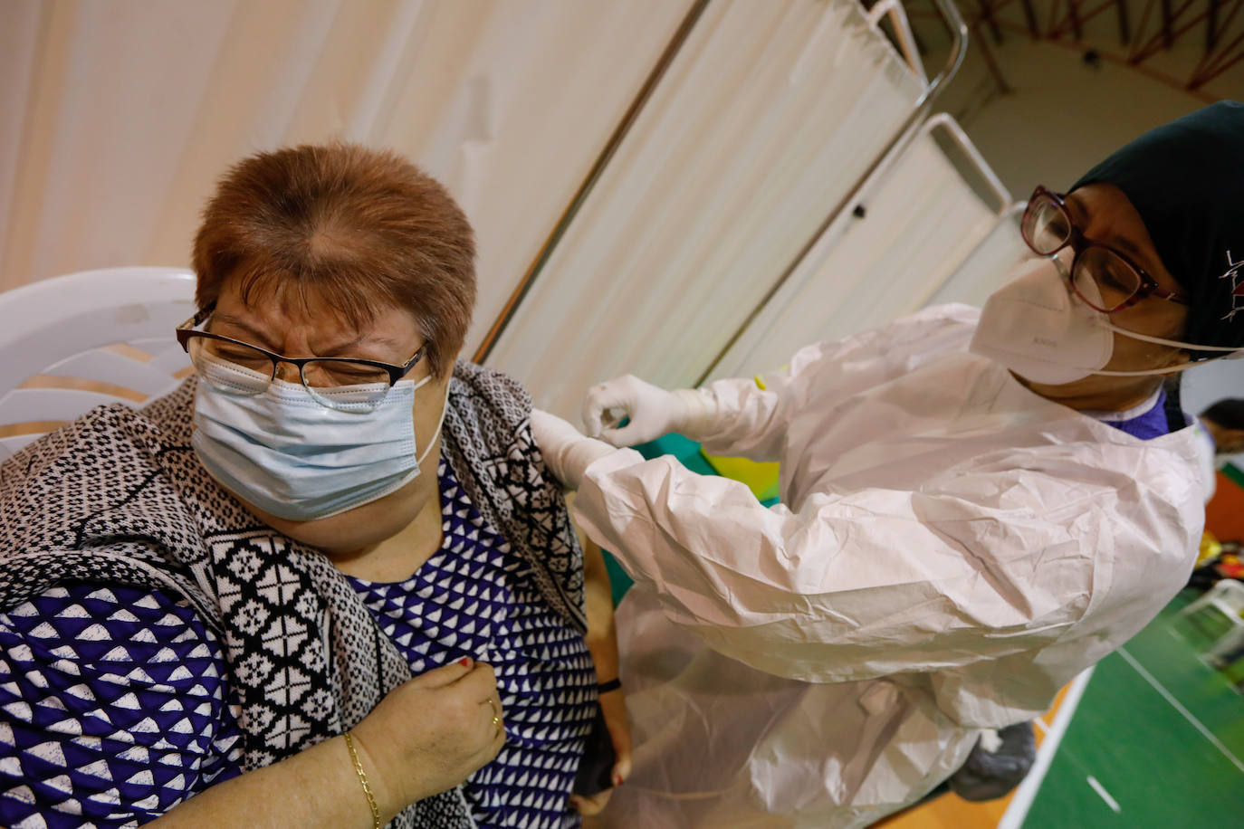 Fotos: Vacunación contra la Covid-19 en Cieza