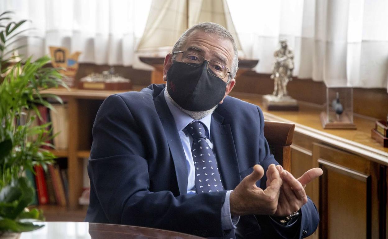 Alberto Castillo, esta semana, en la Asamblea Regional.