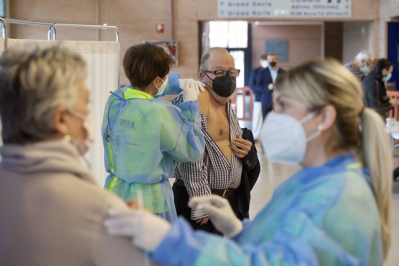 Fotos: Vacunación contra la Covid-19 en Murcia