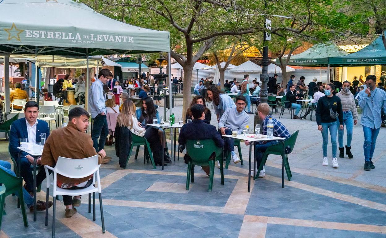 Ambiente en Lorca el pasado Viernes Santo.