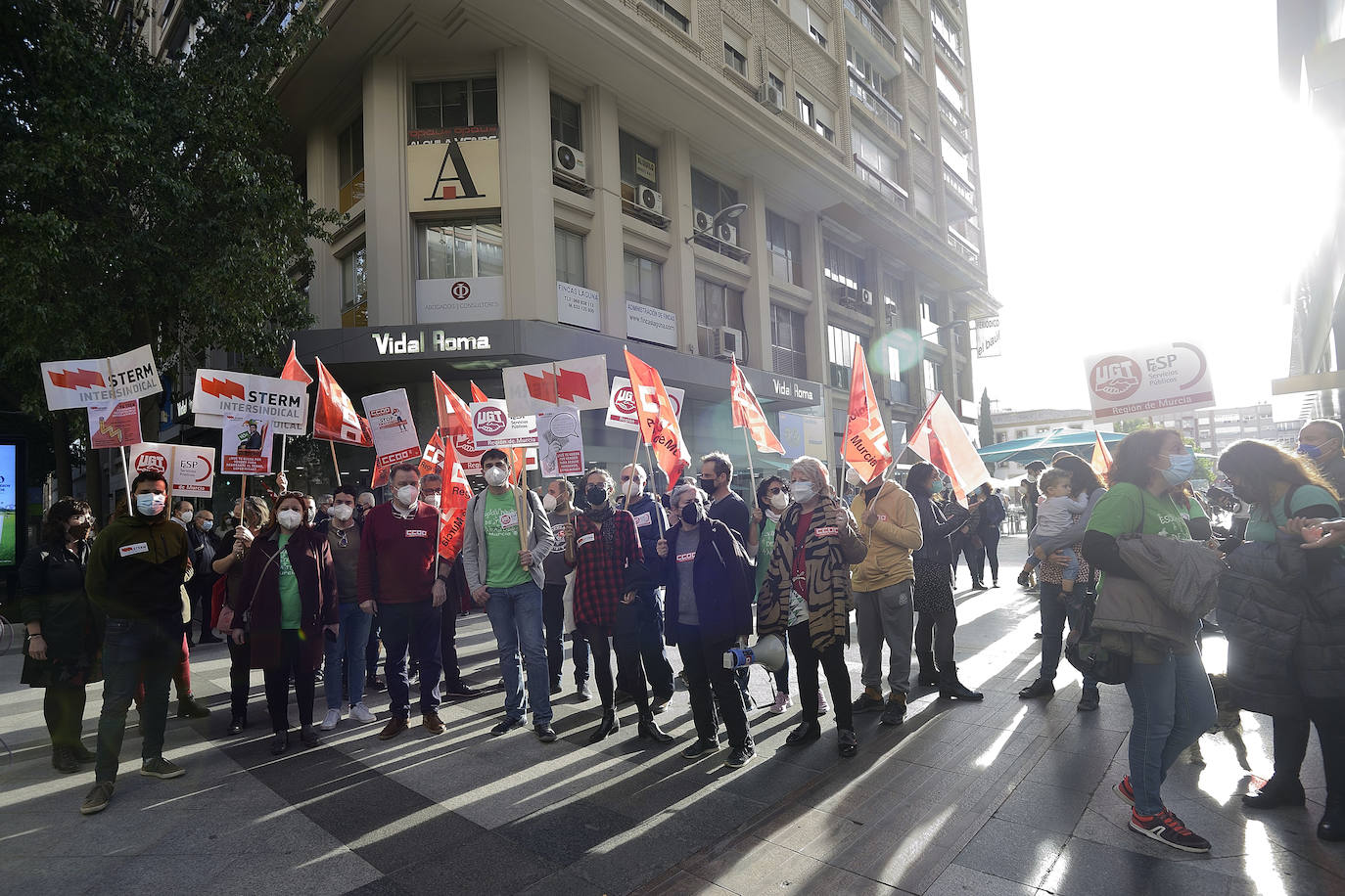 Fotos: Protesta en Murcia contra la «venta» de la educación