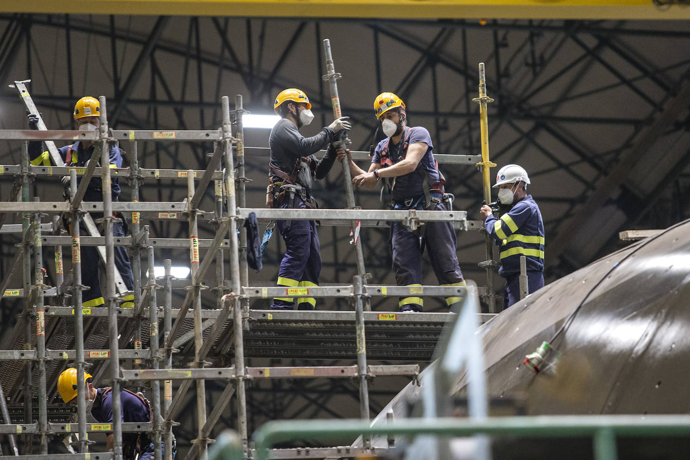 Fotos: El astillero de Navantia en Cartagena termina el submarino &#039;Isaac Peral&#039;
