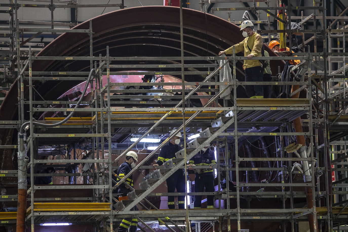 Fotos: El astillero de Navantia en Cartagena termina el submarino &#039;Isaac Peral&#039;