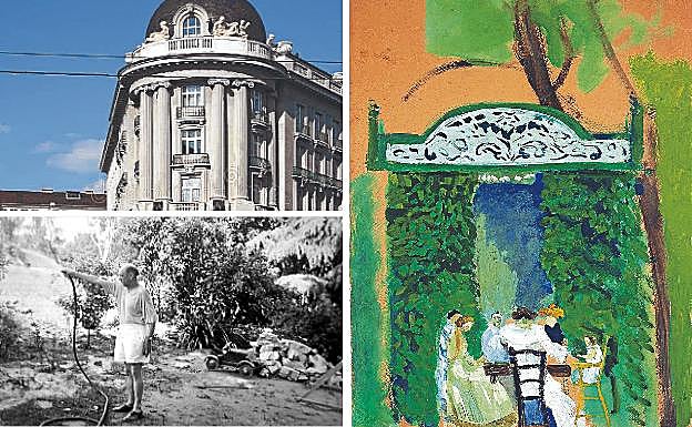 Sede del Centro Schoenberg en la capital austríaca. Uno de los cuadros del Centro Schoenberg.