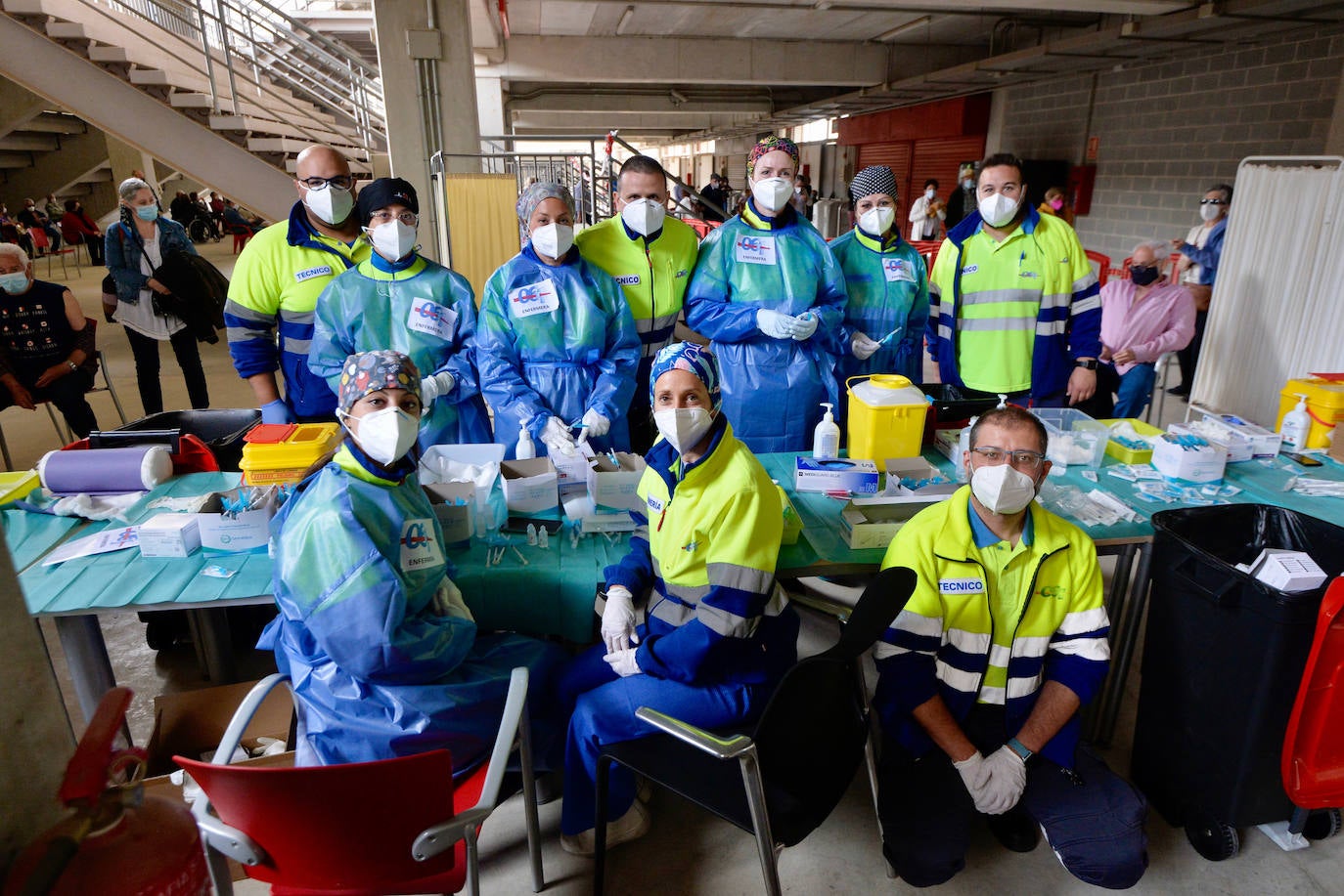 Fotos: Los pacientes en hemodiálisis de la Región comenzarán a recibir dosis de la vacuna contra la Covid esta semana