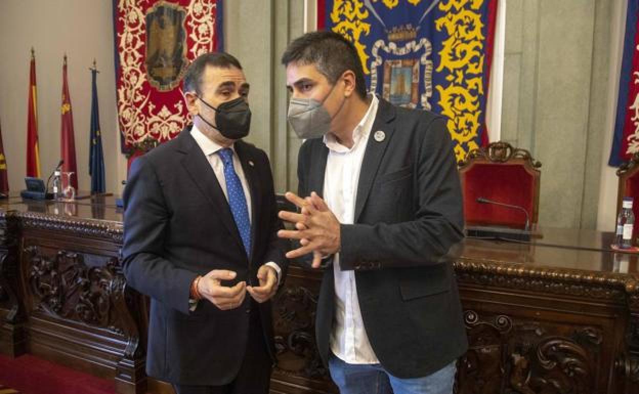 José López y Jesús Giménez, en una imagen de archivo.