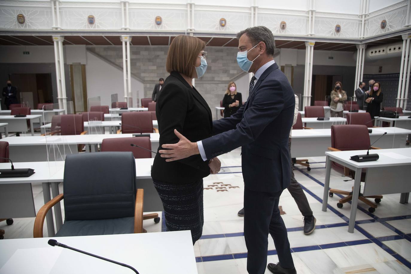 Fotos: Fernando López Miras comparecen en el pleno de la Asamblea Regional