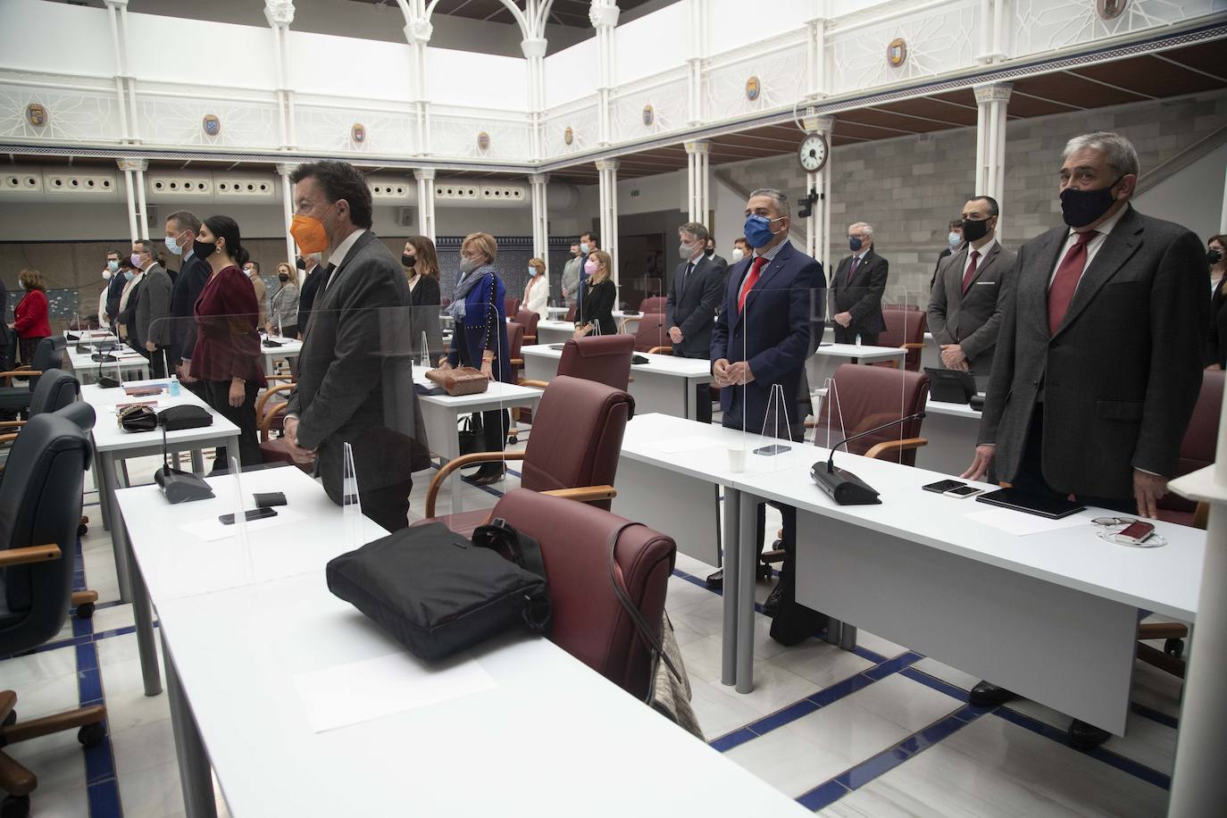 Fotos: Fernando López Miras comparecen en el pleno de la Asamblea Regional