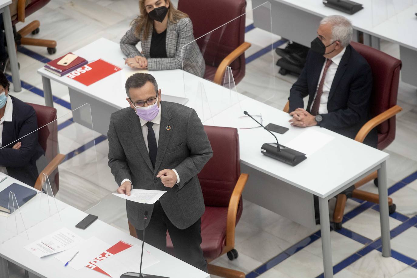 Fotos: Fernando López Miras comparecen en el pleno de la Asamblea Regional