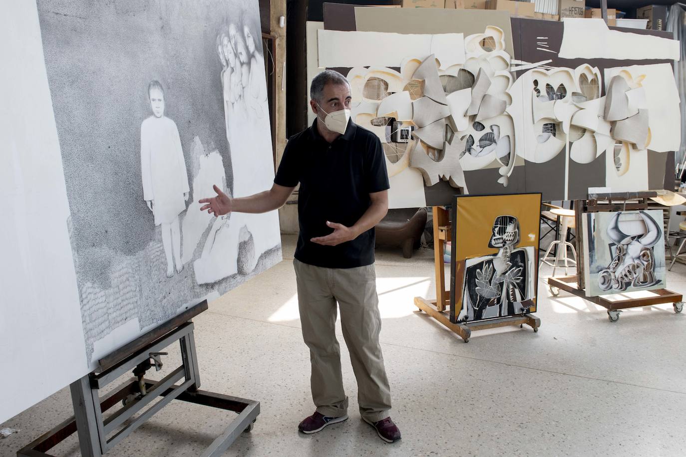 Fotos: Un maestro de la pintura por coronar