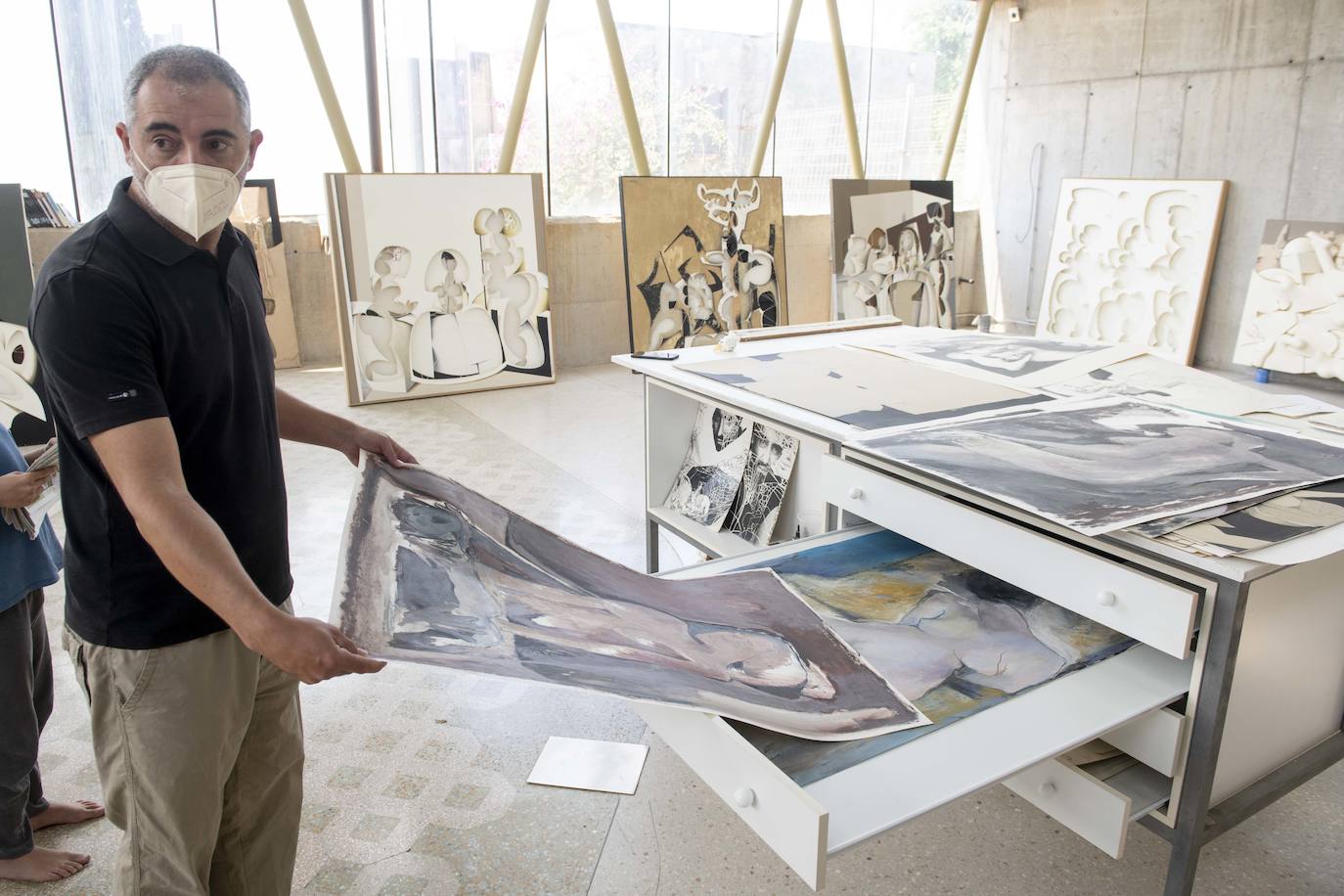 Fotos: Un maestro de la pintura por coronar