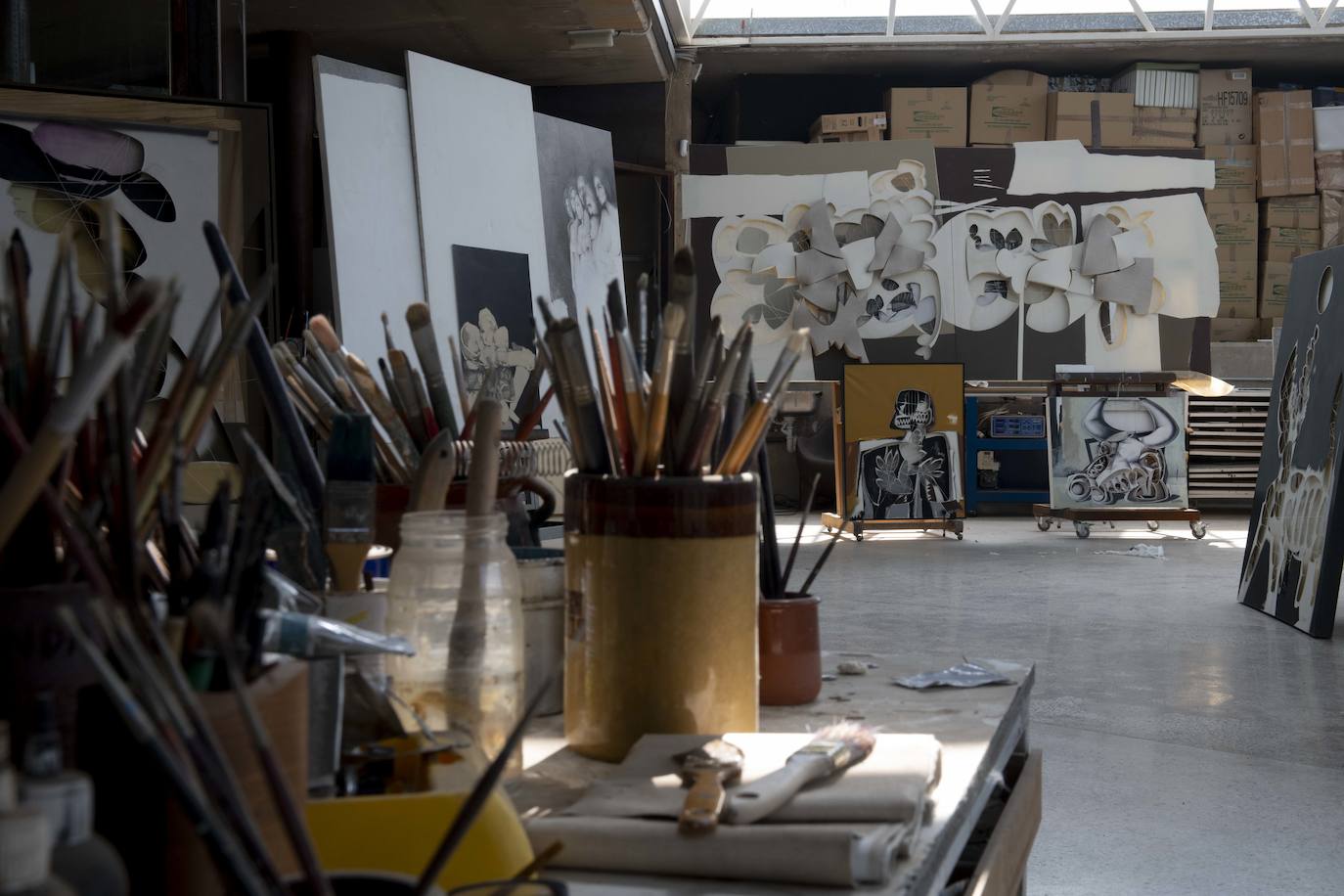 Fotos: Un maestro de la pintura por coronar