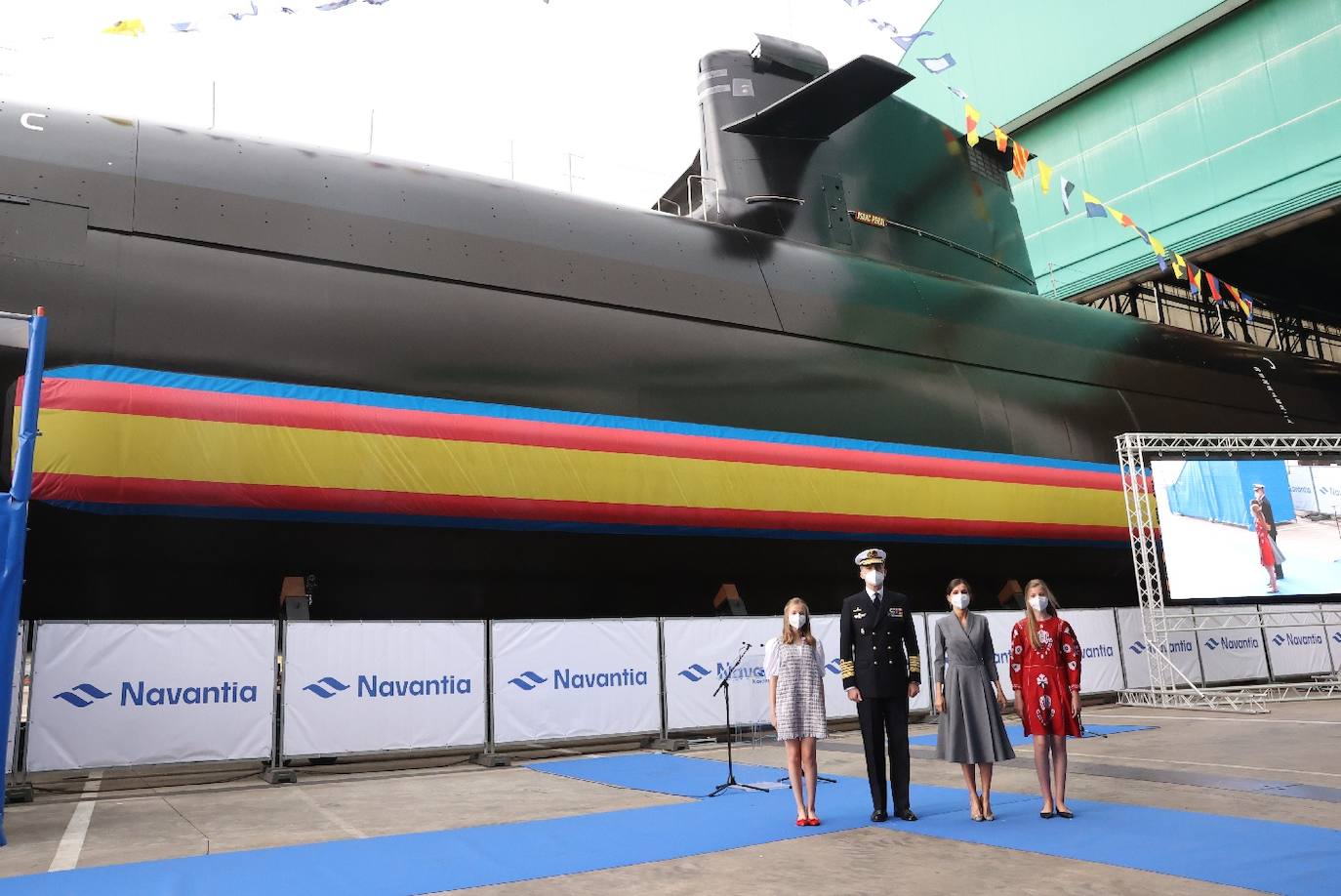 Fotos: La Familia Real visita Cartagena para la presentación del submarino &#039;Isaac Peral (S-81)&#039;