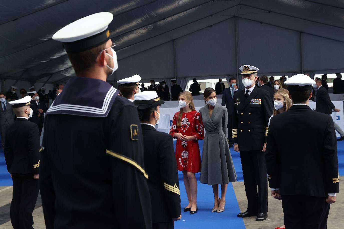 Fotos: La Familia Real visita Cartagena para la presentación del submarino &#039;Isaac Peral (S-81)&#039;