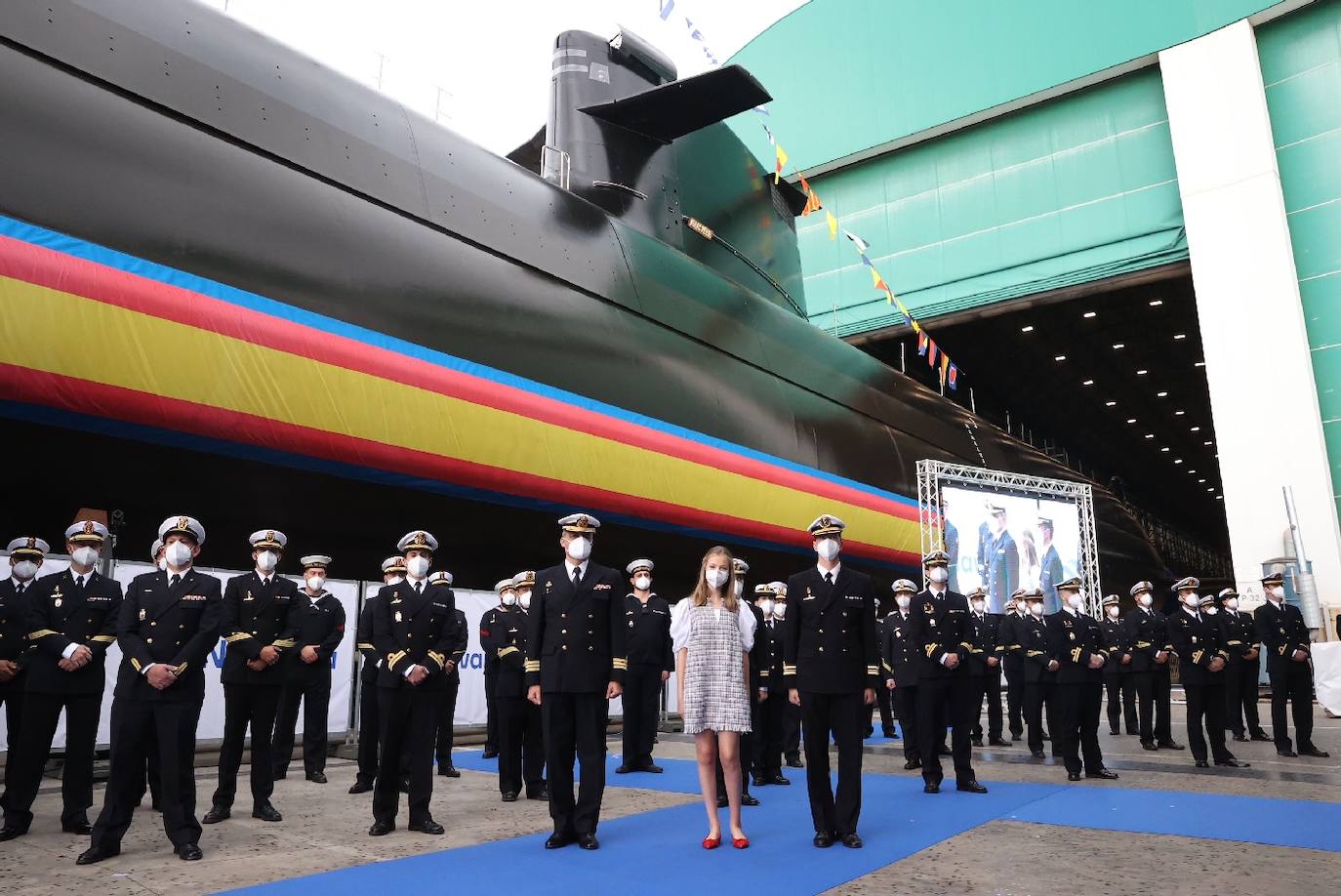 Fotos: La Familia Real visita Cartagena para la presentación del submarino &#039;Isaac Peral (S-81)&#039;