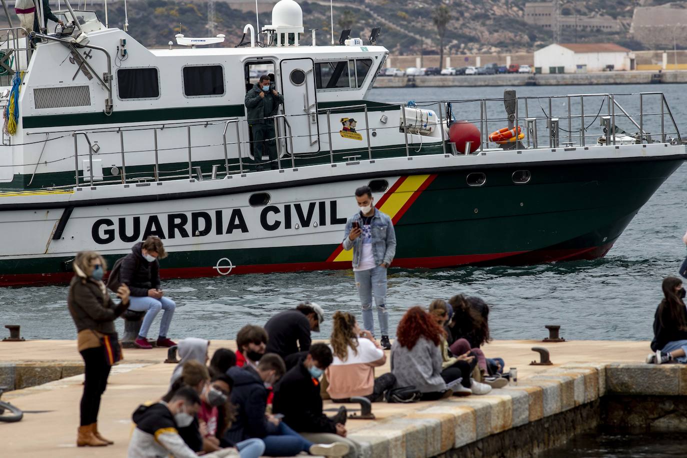 Fotos: Los Reyes asisten al acto de la puesta a flote del submarino &#039;Isaac Peral&#039; en Cartagena