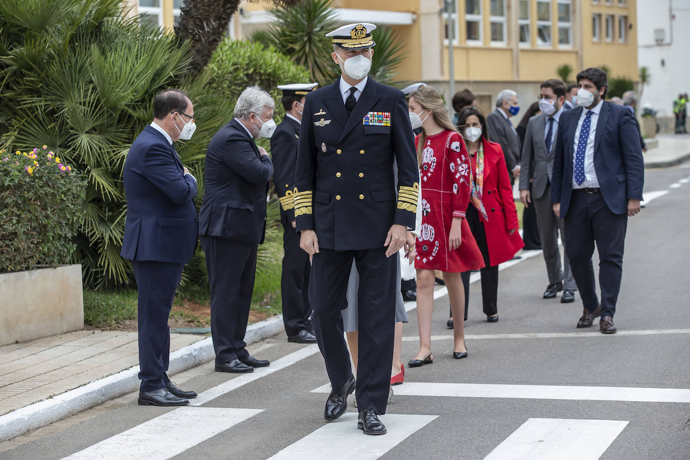 Fotos: Los Reyes asisten al acto de la puesta a flote del submarino &#039;Isaac Peral&#039; en Cartagena