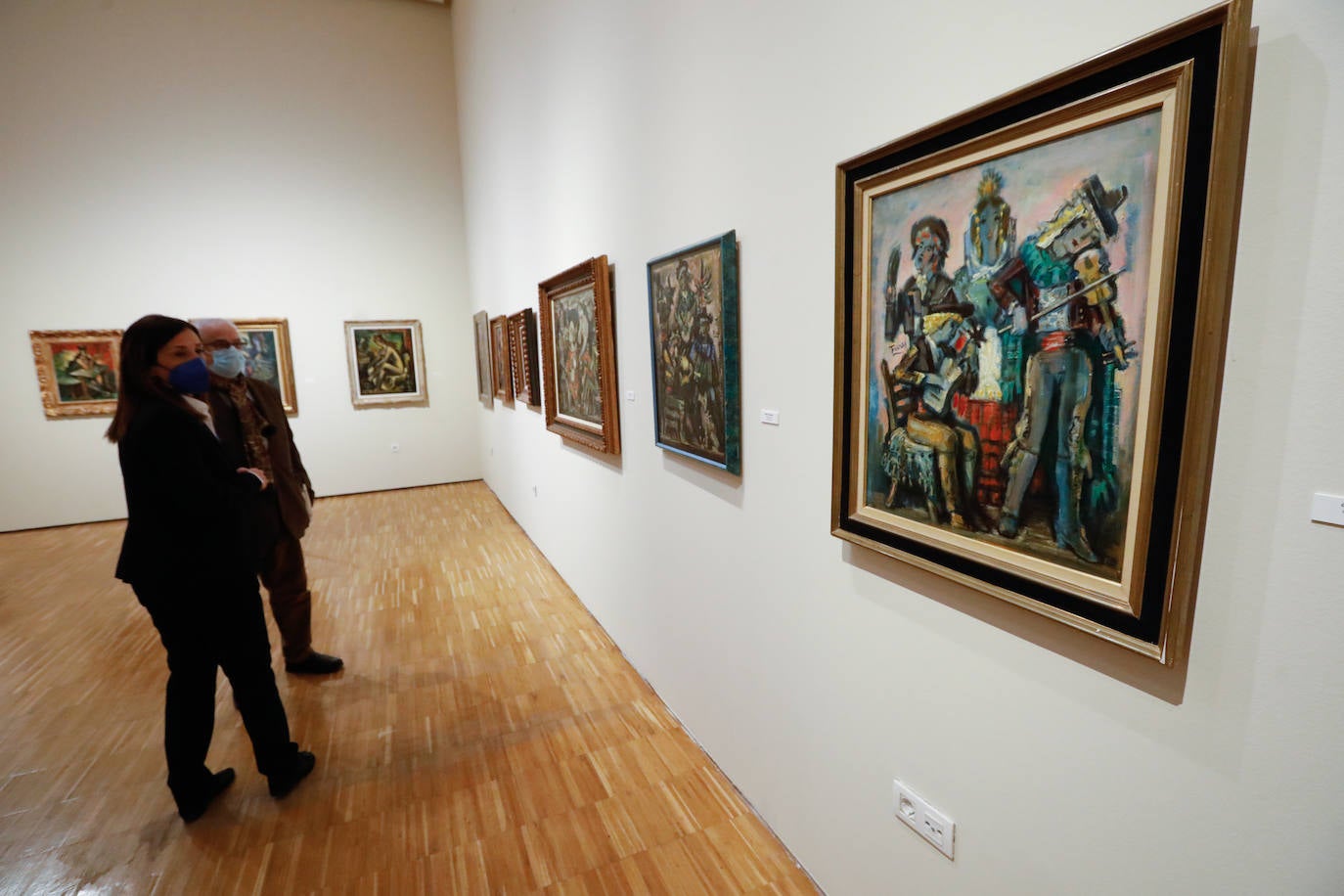 Fotos: El Museo de Bellas Artes de Murcia acoge la nueva exposición de Pedro Flores