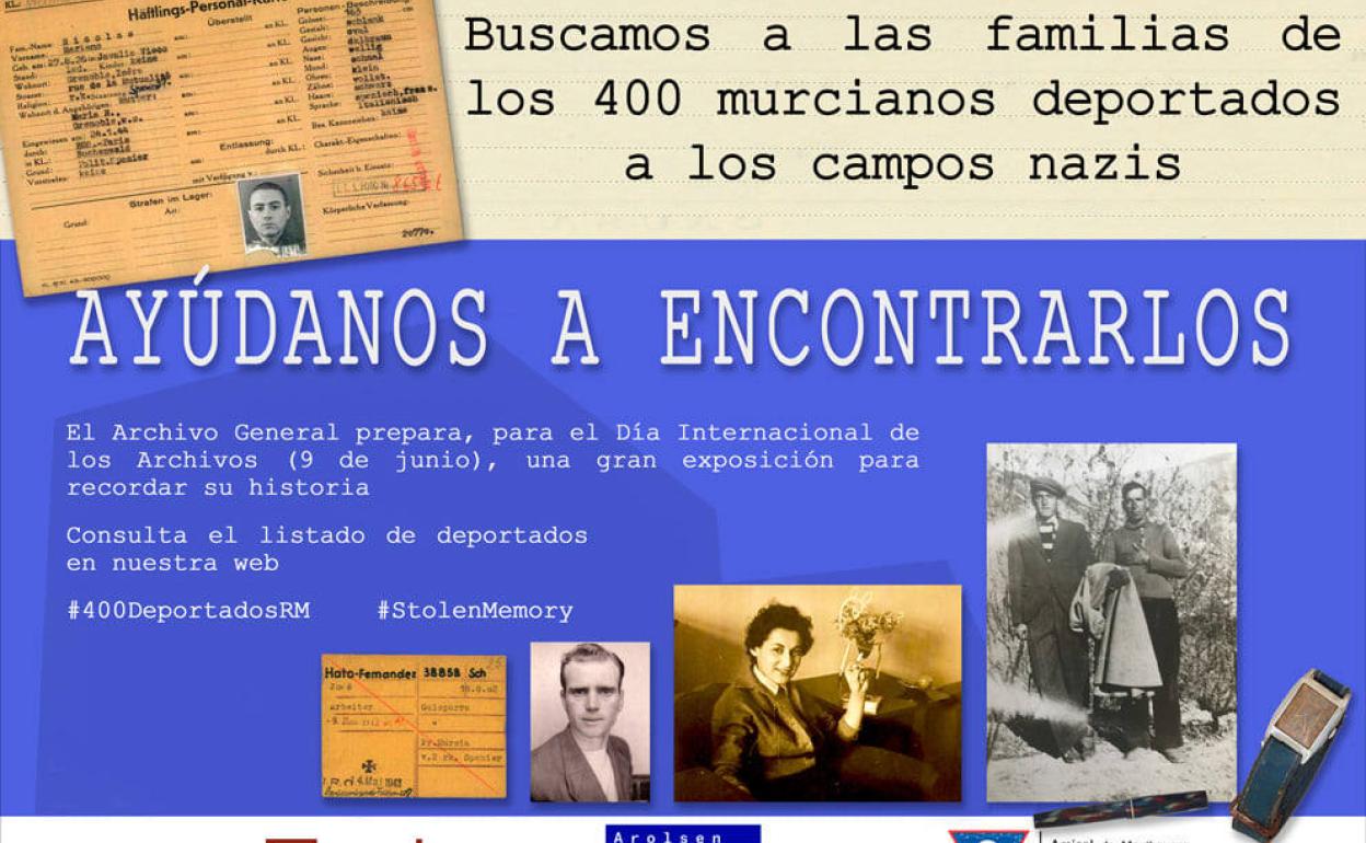 Cartel del Archivo Regional en el que hace un llamamiento a la colaboración ciudadana.