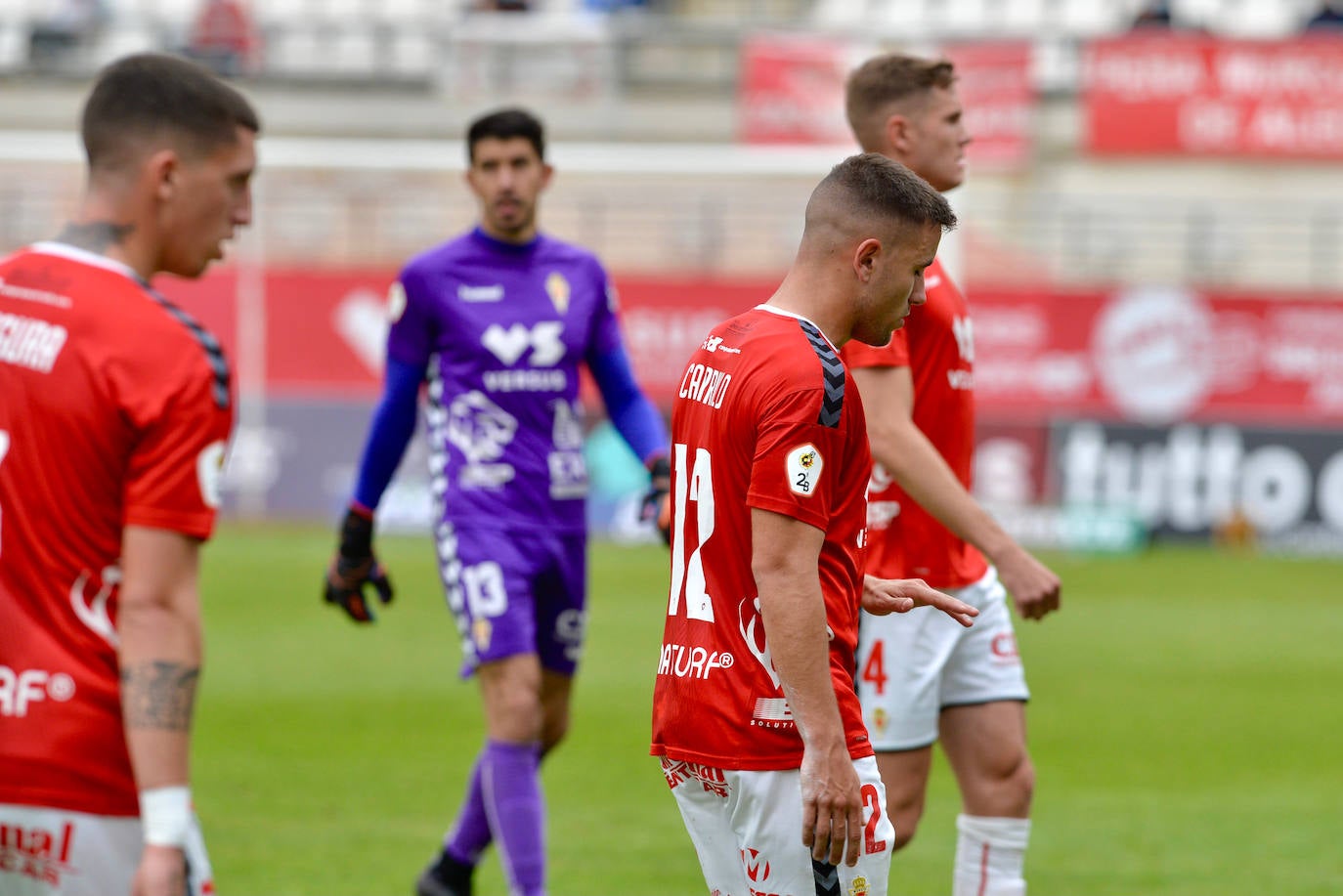 Fotos: El empate del Real Murcia ante el Linense, en imágenes