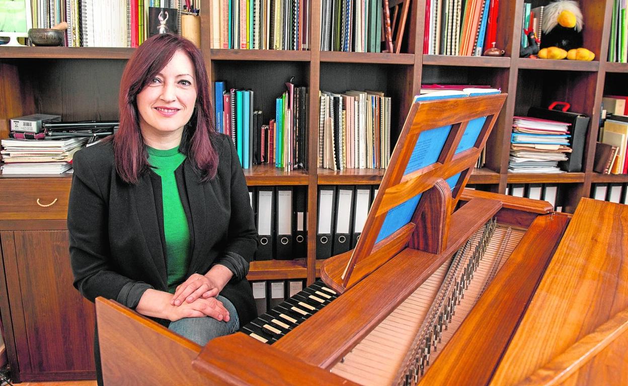La clavecinista Silvia Márquez. 